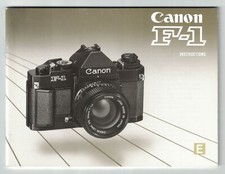 CANON "NEW F1" ORIGINAL PAPER INSTRUCTION MANUAL CA2028 