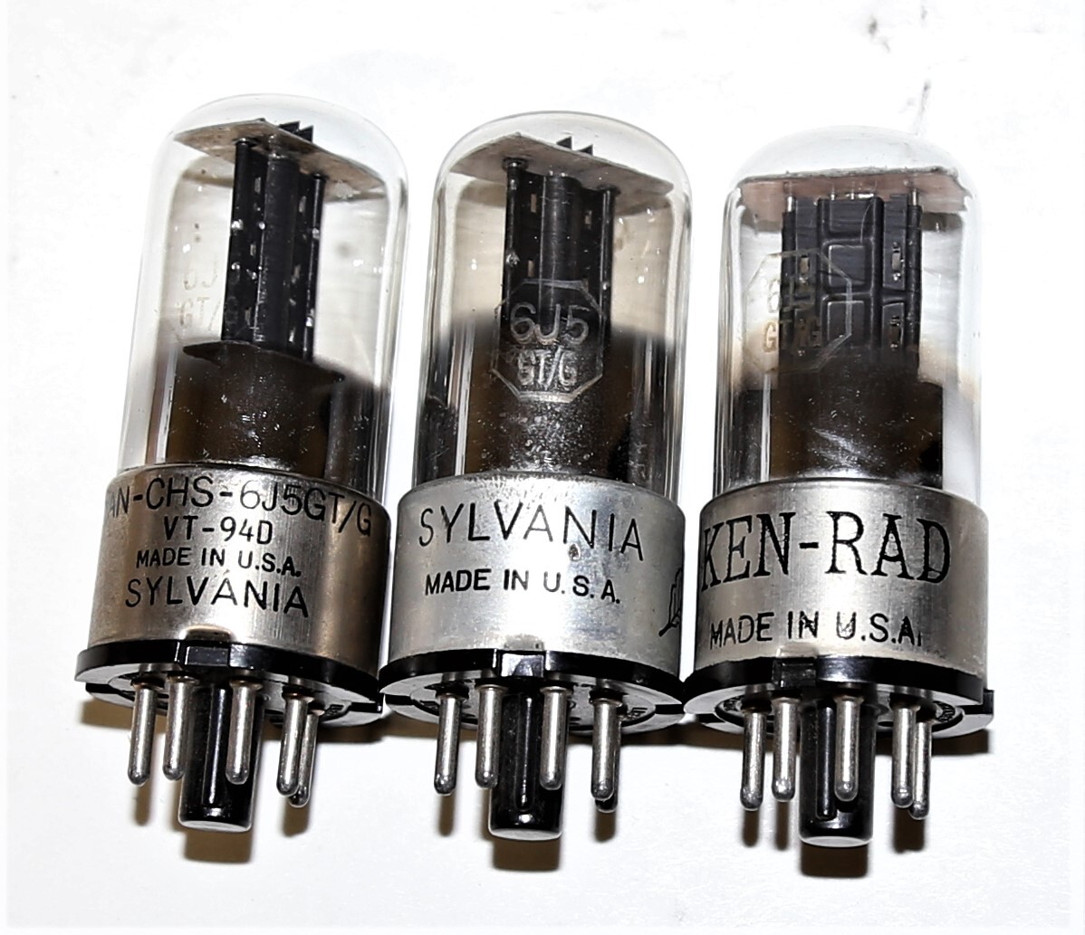 B〔真空管〕　SYLVANIA　6BQ5/EL84　2本 新作入荷，新作 □USED17391□ SYLVANIA 6BQ5 ２本セット