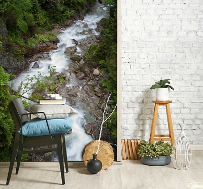 3D Branches River KEP3685 Wallpaper Mural Self-adhesive Removable Sticker Kay