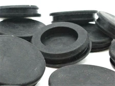 1" Rubber Panel Plugs, Knockout Plugs, Solid Grommets, Fits 1/8” Thick Materials