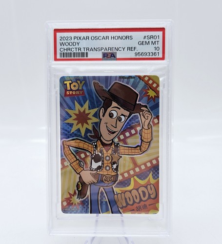 2023 Disney Oscar Honors Woody #SR01 Character Refractor PSA 10 Pop 5 - Bild 1 von 3