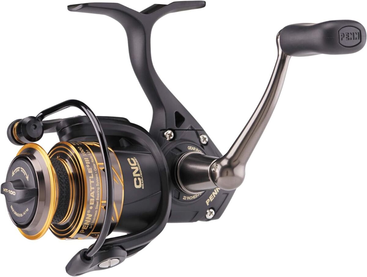 Penn Battle III 3000 Spinning Fishing Reel w 6.2:1 Gear Penn Battle III 3000 Spinning Fishing Reel w 6.2:1 Gear