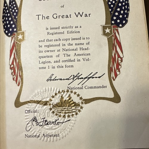 Source Records Of The Great War 7 Volume Set Charles Horne 1923 Enregistré ! - Photo 4/21