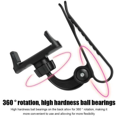 360°Mount Holder Car Dashboard Sun Visor Mirror Stand Phone Cell For Mobile D1M5 - Picture 10 of 13