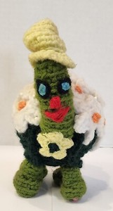 Vintage Hand Crocheted Turtle