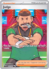 Pokémon TCG Judge 228/091 Paldean Fates Allenatore Full Art Ultra Rara Holo