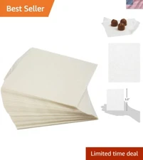 500 Count Easy-Twist Wax Paper for Food - Perfect Non-Stick Caramel Wrappers
