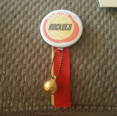 Houston Rockets Button Press VINTAGE NBA HOUSTON ROCKETS 2 1/4 Inch BUTTON WITH CHARM. | eBay