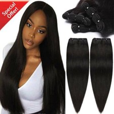 9A Thick 100g Weave Virgin Human Hair Malaysian/Peruvia/Indian/Brazilian Bundles