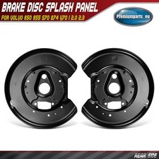 2x Brake Disc Splash Panels Rear for Volvo 850 855 S70 874 V70 I 2.0 2.3 2.4 2.5