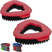 2 PACK SCRUB BRUSH FOR OCEDAR EASYWRING 1 TANK SYSTEM SPIN MOP SCRUB BRUSH HEAD 