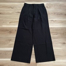 Everlane Way-High Drape Black Pant 8 Short Inseam NEW