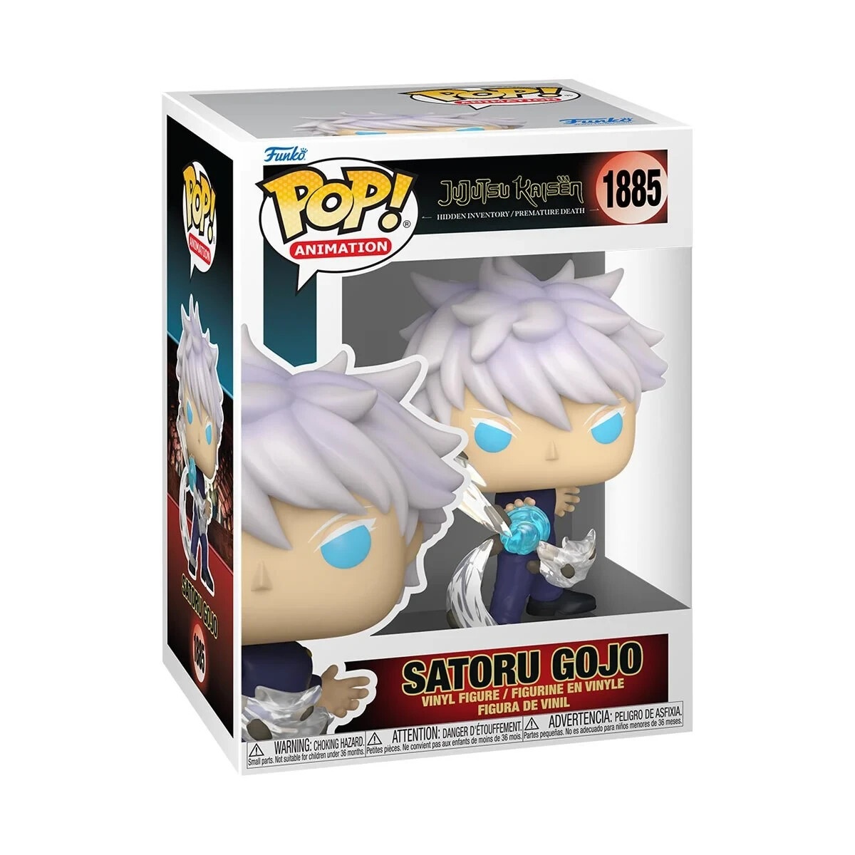 Funko Pop! Jujutsu Kaisen: Satoru Gojo (Blue) #1885 With Premium