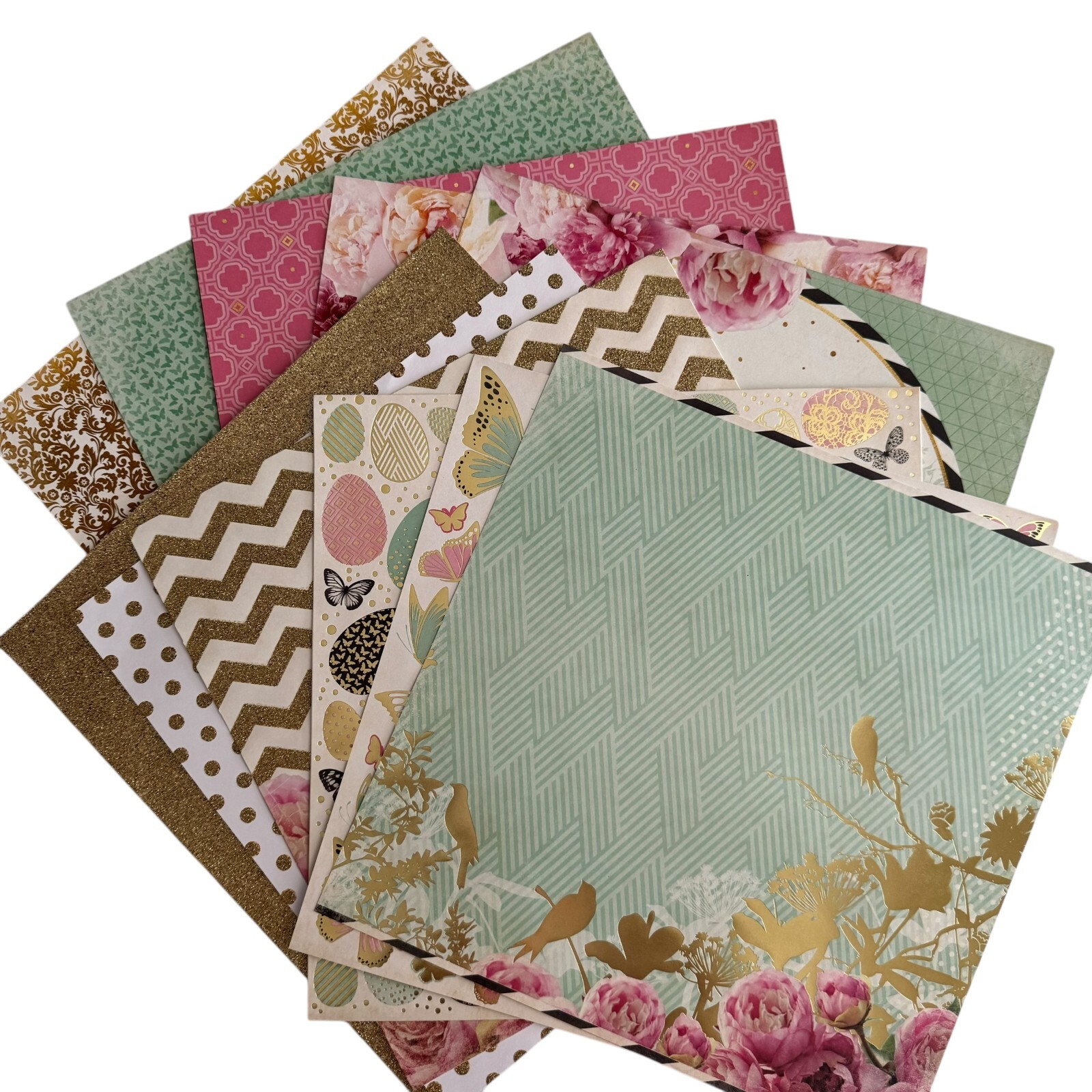 Scrapbook Kit Kaisercraft All That Glitters Collection Floral MCM Victorian NEW