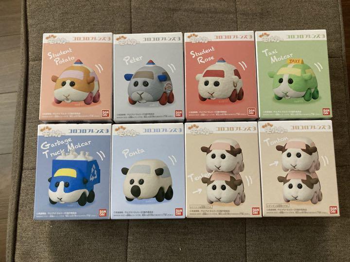 Pui Pui Molcar Korokoro Friends 3 Mini Figure Doll Complete 8 Set