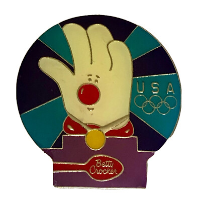 Betty Crocker Hamburger Helper Pin Team USA Olympics Salt Lake City 2002 Pin 860