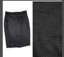 Bebe Skirt Size 2 Pockets Black Pencil Straight Career Party Workwear Classic