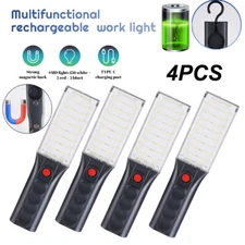 COB Work Light LED Rechargeable Inspection Flashlight Mechanic Car Garage Lamp