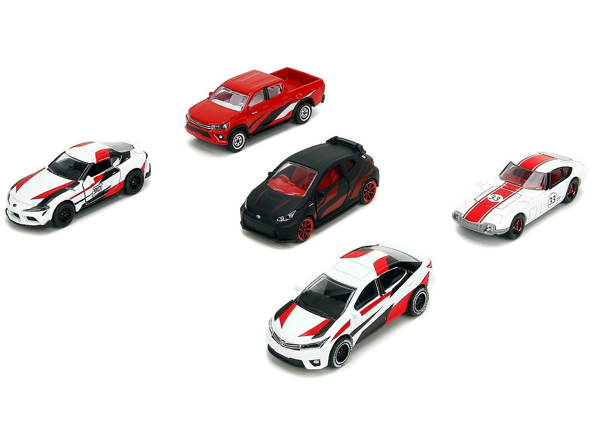 TOYOTA RACING GIFTPACK (2024) 5 PIECE SET 1/64 DIECAST BY