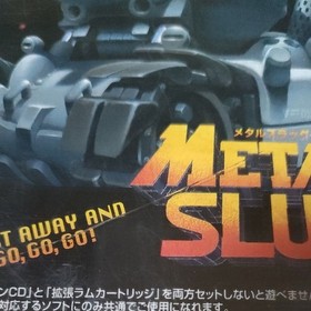 Sega Saturn Metal Slug SNK Video Game with RAM Cartridge Vintage Japan Import
