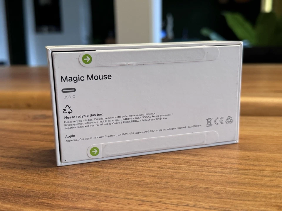 Apple Magic Mouse - Kabellose Maus Weiß A3204 - 2024 Version - NEU - OVP - Bild 3 von 4