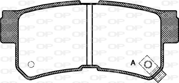 Plaquettes de frein Hyundai Trajet 2.0 CRDi et 2.7 V6 pour train avant