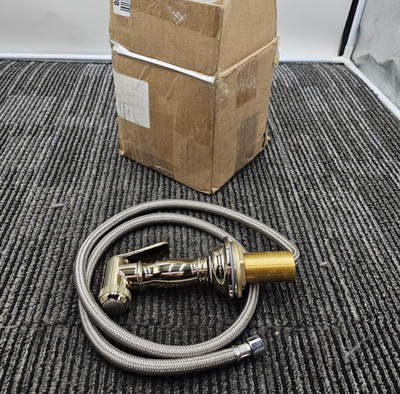 Newport Brass 129/24A Chesterfield Solid Brass Kitchen Faucet Side Spray Gold