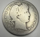 1916-D Barber Quarter A49