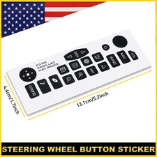 Navigation Radio Button Decal Sticker Repair Kit For 2003-2006 Cadillac Escalade