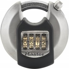 MASTER LOCK Heavy Duty Combination Padlock Security Level 8/10 Weatherproof New