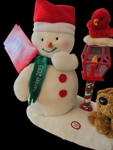 Hallmark Jingle Pals 2013 Merry Carolers Trio singender Schneemann Vogel Hund Urlaub - Bild 3 von 5