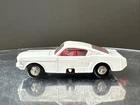 Vintage 1960s Matchbox Lesney No. 8 Steering Mustang Fastback White Red