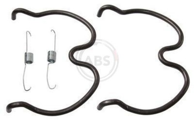 Zubehörsatz Bremsbacken hinten ABS 0837Q für OPEL