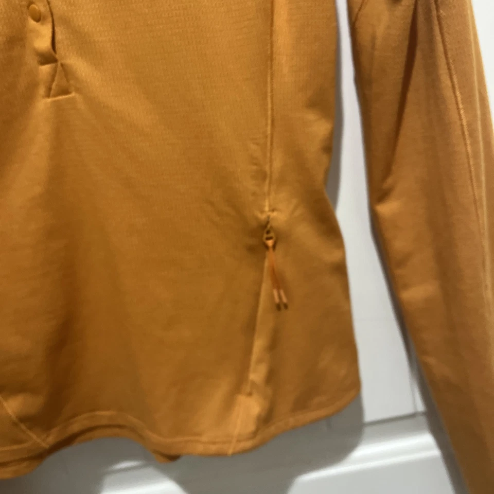 Top LULULEMON Swiftly Tech Manga Larga Crew Naranja Talla 6 Foto 4 de 4