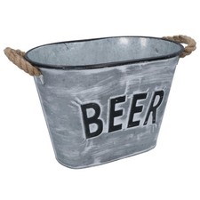 Beer Drinks Bucket Metal Wine Champagne Bottle Ice Cooler Bucket Party Tub