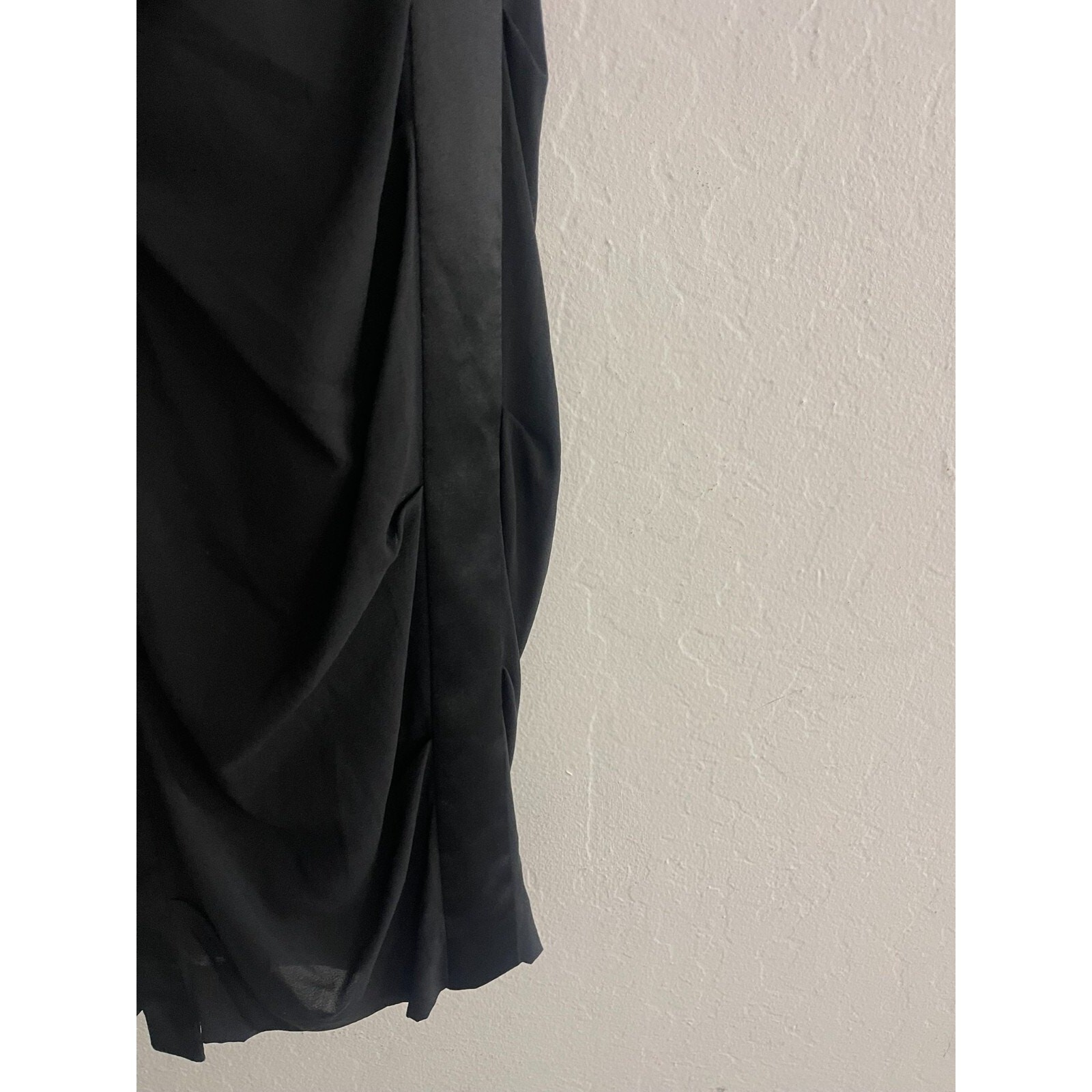 Nicole Miller Collection 2 Dress Y2K Silk Empire Waist Babydoll Goth Cocktail