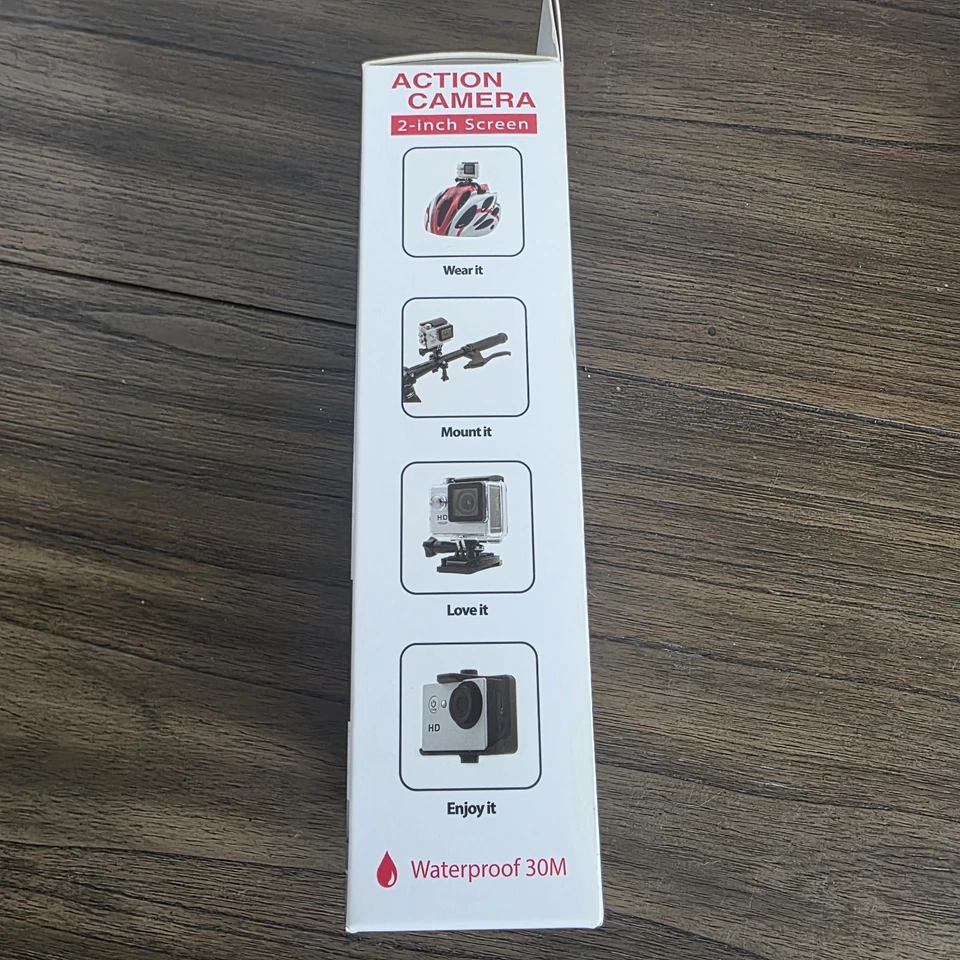 HD 720P 2" LCD Sport DV Action Camera Video Camcorder NIB - Image 4 of 4