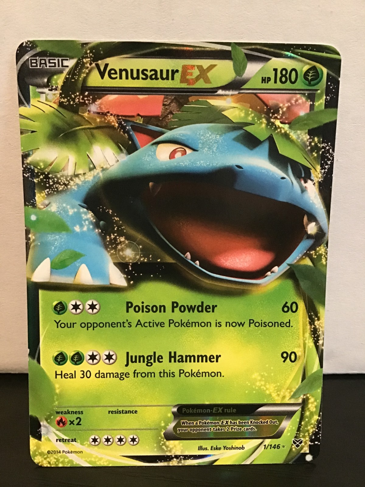 Venusaur EX 1/146 Holo Ultra Rare Pokemon XY