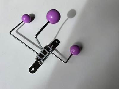 Mid Century Modern Metal Coat Rack Wall Hooks Entryway Organizer Minimalist