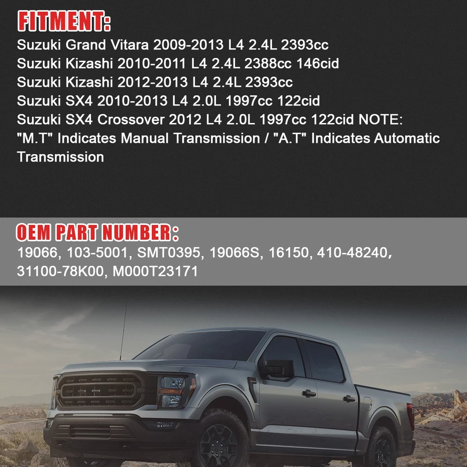 New Starter For Suzuki Kizashi SX4/Crossover Grand Vitara 31100-78K00 M000T23171 Foto 3 de 4