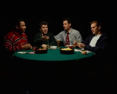 Ving Rhames Saul Rubinek Ted Wass Tom O'Brien in tv series Men Old Photo 5