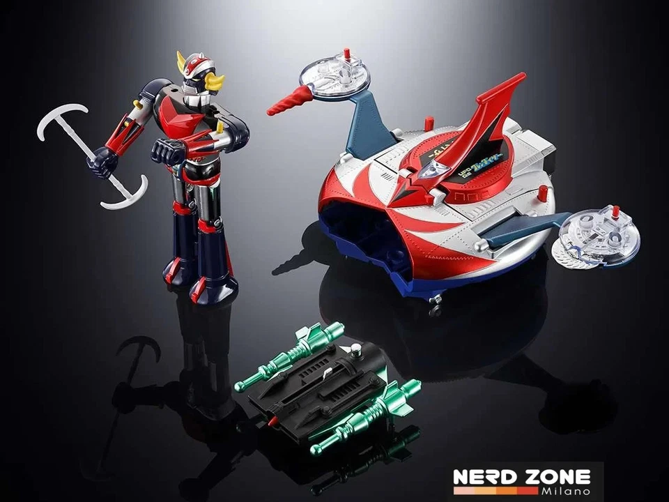 DISPONIBILE! BANDAI - Grendizer & Ufo Spazer Popy Chogokin Deluxe Set - Immagine 2 di 4