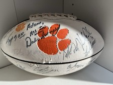Dabo Sweeney Tajh Boyd Clemson tigers Team Signed Football 🏈