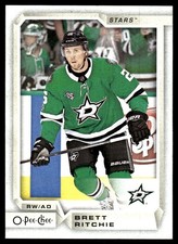 2018-19 O-Pee-Chee #441 Brett Ritchie Dallas Stars Hockey Card