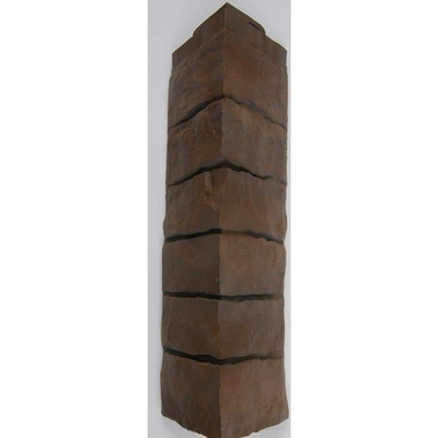 #ad Novik Faux Stone Siding 9.14quot;X6quot;X16.34quot; Stacked Stone Corner Vinyl Moka 5 Case $119.94