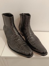 Stivali Sancho / stivali da cowboy / motociclista * taglia 45 * pelle * fatti a mano