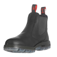 UBBK9 Redback Blk Slip-On Leather Boot, 9