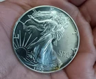 1992 American Eagle Walking Liberty 1 Troy Oz 999 Fine Silver Bullion Coin UNC