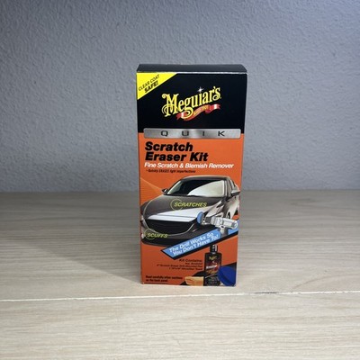 Meguiar s Quik Scratch Eraser Kit, Off White,Liquid   Car Scratch Remover,1 Pack
