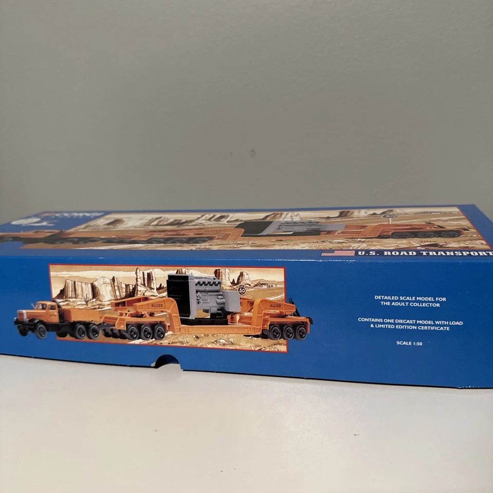 Corgi Classics 55301 Allied DiamondT & 24 Wheel Lowboy NIB  - Image 2 of 4